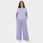 Beaumonde Stretch Cotton Top (Size 14/16) - Lilac_8548036