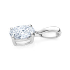 Luxuriant - Lab Grown Diamond (SI) Pendant in Rhodium Overlay Sterling Silver 0.50 Ct._8548533_3