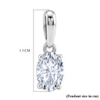 Luxuriant - Lab Grown Diamond (SI) Pendant in Rhodium Overlay Sterling Silver 0.50 Ct._8548533_6