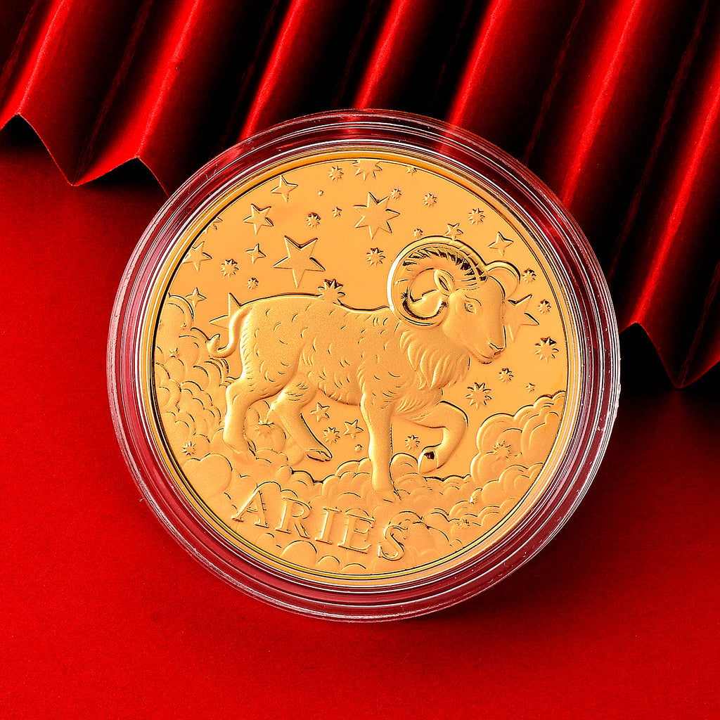 Celestial Zodiac Collection - Aries 24k Gold Coin Collectibles_8548666_1