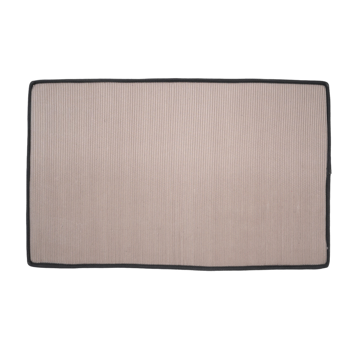 Bliss and Beyond Cotton Memory Foam Bathroom Mat with Gripex and Latex Non Slip Backing (Size 53x86cm) - Black V32579798 6