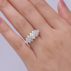 D'Joy - Moissanite Ballerina Ring in Yellow Gold Plated Sterling Silver 1.07 Ct._8552074_1