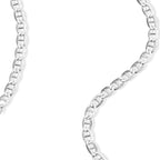 Italian Made Sterling Silver Rambo Necklace (Size - 18) with Lobster Clasp_8552906_1