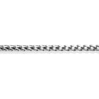 Rhodium Overlay Sterling Silver Franco Chain (Size - 18) with Lobster Clasp_8552909_1