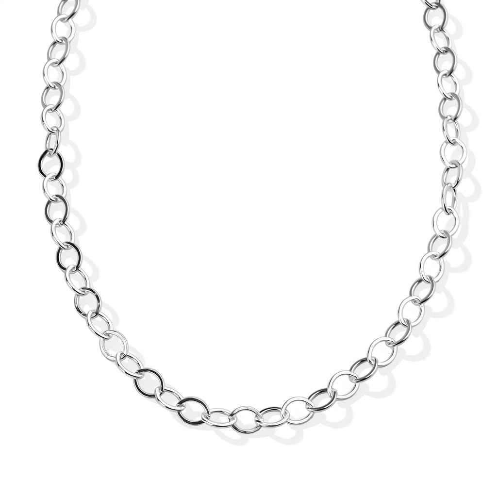 Sterling Silver Drop Chain (Size - 18) with Lobster Clasp_8552911