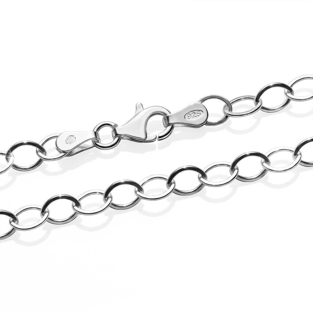 Sterling Silver Drop Chain (Size - 18) with Lobster Clasp_8552911_1