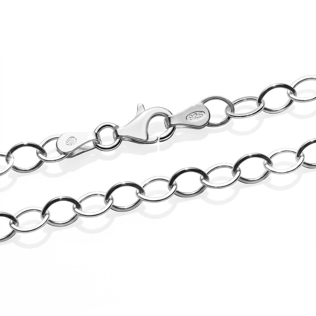 Sterling Silver Drop Chain (Size - 18) with Lobster Clasp V32516338 1