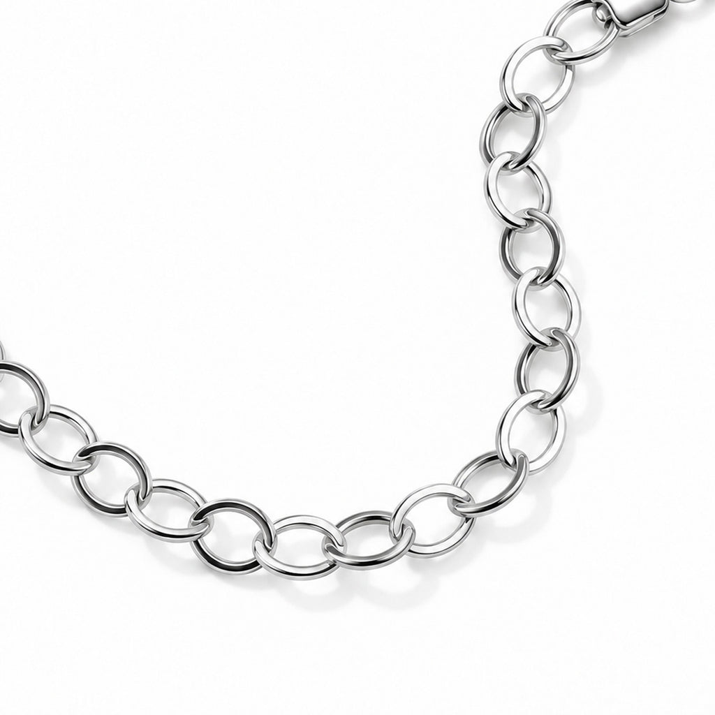 Sterling Silver Drop Chain (Size - 18) with Lobster Clasp_8552911_4
