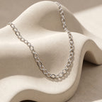 Sterling Silver Drop Chain (Size - 18) with Lobster Clasp_8552911_5
