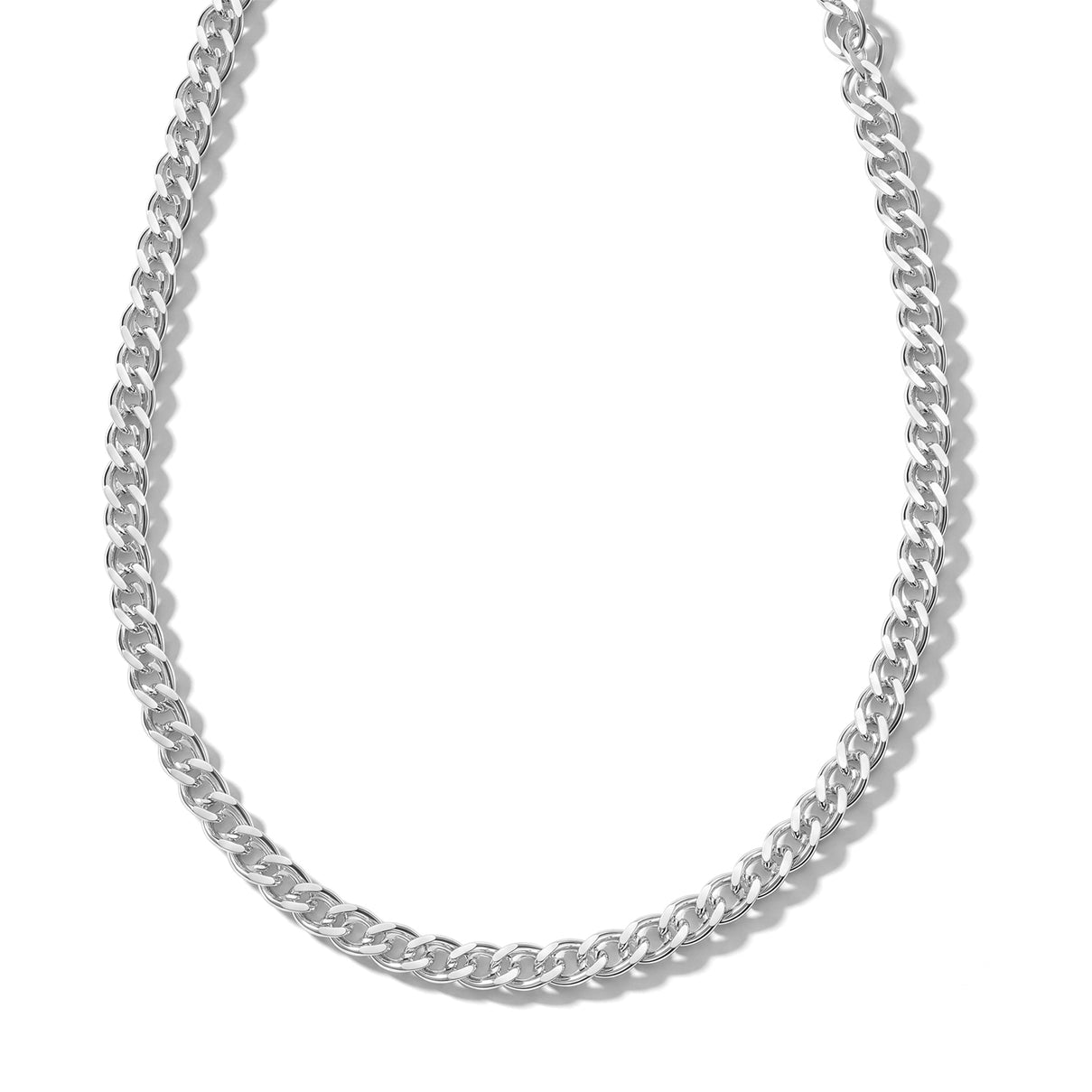 Italian Made-Sterling Silver Nonna Chain (Size - 18) with Lobster Clasp, 7.73 Gms. V32515857 0