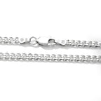 Italian Made-Sterling Silver Curb Chain (Size - 20) with Lobster Clasp_8552918_1