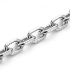Italian Made - Rhodium Overlay Sterling Silver Necklace (Size - 20) with Lobster Clasp_8552925_3