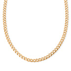 Pick of the Show Yellow Gold Plated Sterling Silver Curb Chain (Size - 18) with Lobster Clasp_8552988
