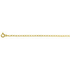 Italian Made - Yellow Gold Plated Sterling Silver Grumetta Rada Chain (Size - 20) with Lobster Clasp_8553013