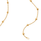 Italian Made Yellow Gold Plated Sterling Silver Station Chain (Size - 22) with Lobster Clasp_8553032_3