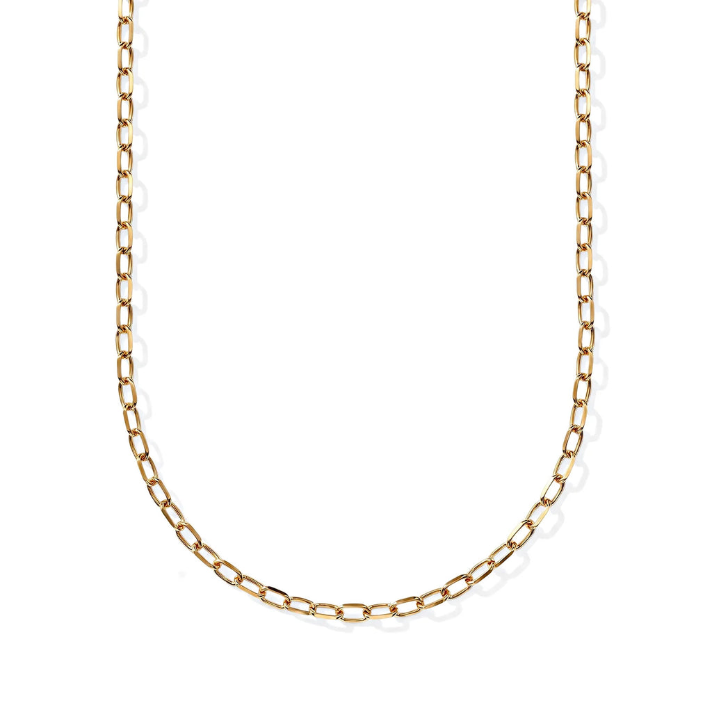 Italian Made - Yellow Gold Plated Sterling Silver Marina Anchor Necklace (Size - 20) with Lobster Clasp_8553038