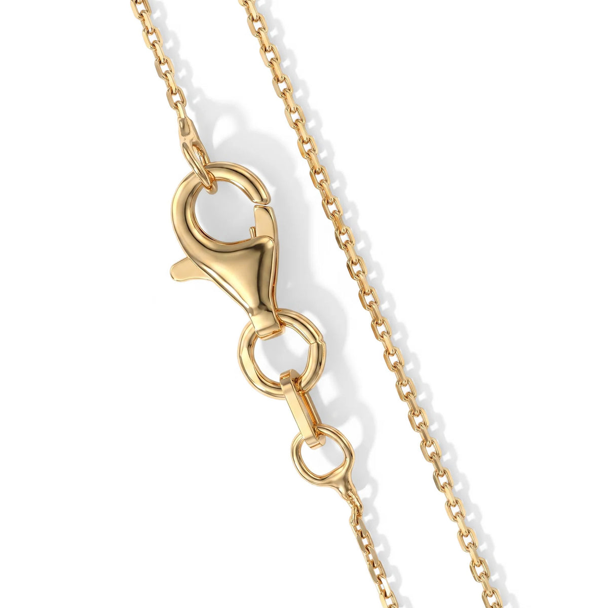Italian Made - Yellow Gold Plated Sterling Silver Marina Anchor Necklace (Size - 24) with Lobster Clasp V32560184 5