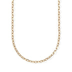 Italian Made - Yellow Gold Plated Sterling Silver Marina Anchor Necklace (Size - 30) with Lobster Clasp_8553041