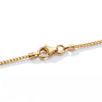 Yellow Gold Plated Sterling Silver Franco Chain (Size - 18) with Lobster Clasp_8553046_6