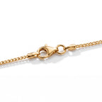 Italian Made- Yellow Gold Plated Sterling Silver Franco Chain (Size - 20) with Lobster Clasp_8553047_6