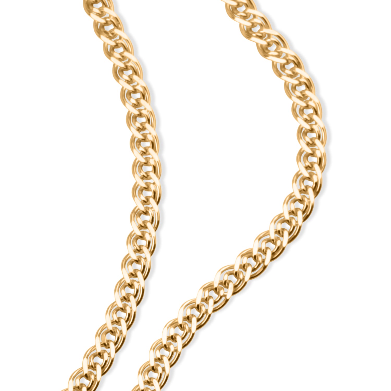 Italian Made-Yellow Gold Plated Sterling Silver Nonna Chain (Size - 18) with Lobster Clasp, 7.81 Gms. V32492199 2