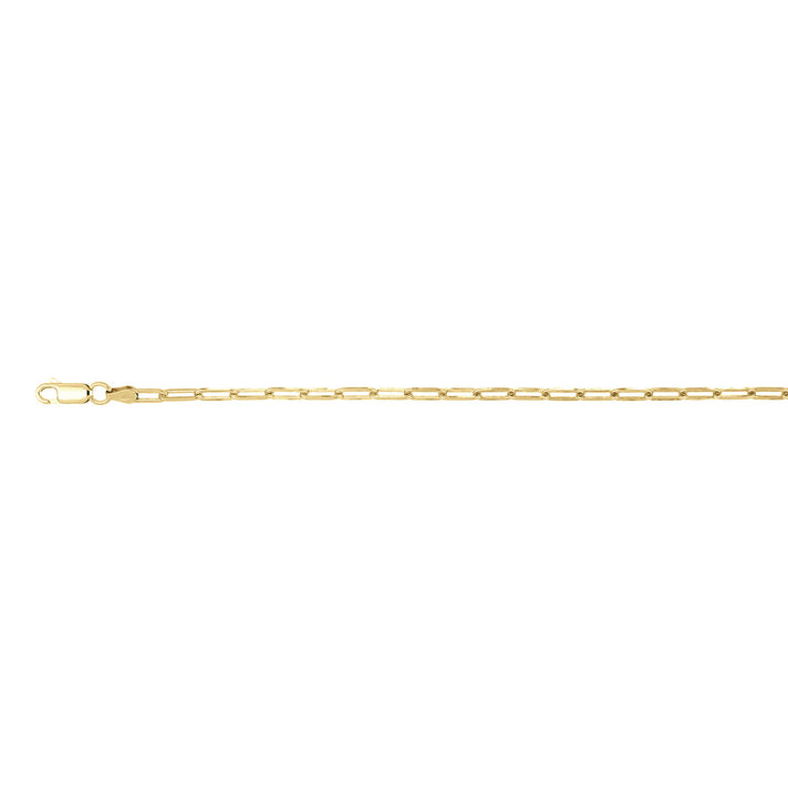 Yellow Gold Plated Sterling Silver Paper Square Chain (Size - 18) 8553066 1