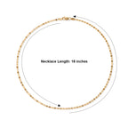 Italian Made - Yellow Gold Plated Sterling Silver Vale Chain (Size - 18) with Lobster Clasp_8553072_4