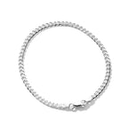 Sterling Silver Bracelet (Size - 7.5) with Lobster Clasp_8553540