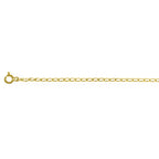 Italian Made - Yellow Gold Plated Sterling Silver Grumetta Rada Bracelet (Size - 7.5) with Lobster Clasp_8553583