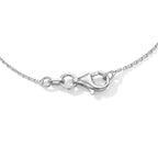 Italian Made -Rhodium Overlay Sterling Silver Rolo Bracelet (Size - 7.5) with Lobster Clasp_8553623_3