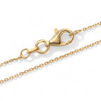 Italian Made- Yellow Gold Plated Sterling Silver Rolo Chain (Size - 18) with Lobster Clasp_8553628_4