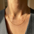 Italian Made- Yellow Gold Plated Sterling Silver Rolo Chain (Size - 20) with Lobster Clasp_8553662_1