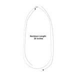 Closeout Deal - Rhodium Overlay Sterling Silver Rolo Chain (Size - 30) with Lobster Clasp_8553689_2