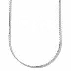 Italian Made - Rhodium Overlay Sterling Silver Rolo Chain (Size - 22) with Lobster Clasp_8553697