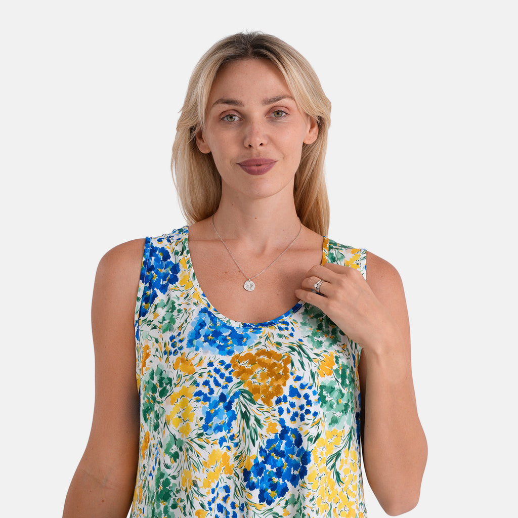 La Marey Patterned Dress (Size - One Size) - Green_8555090_4