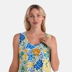 La Marey Patterned Dress (Size - One Size) - Green_8555090_4