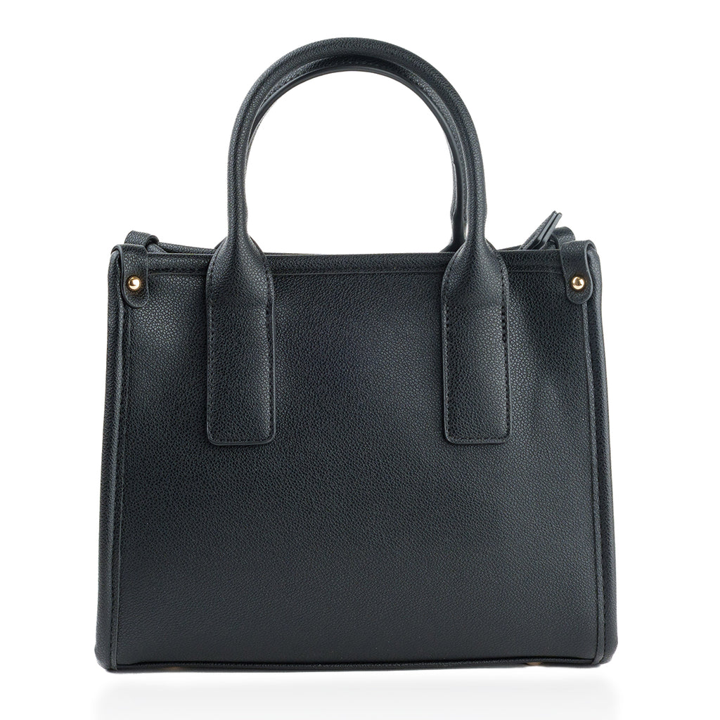 Mario Valentino Textured Handbag - Black_8555336_3