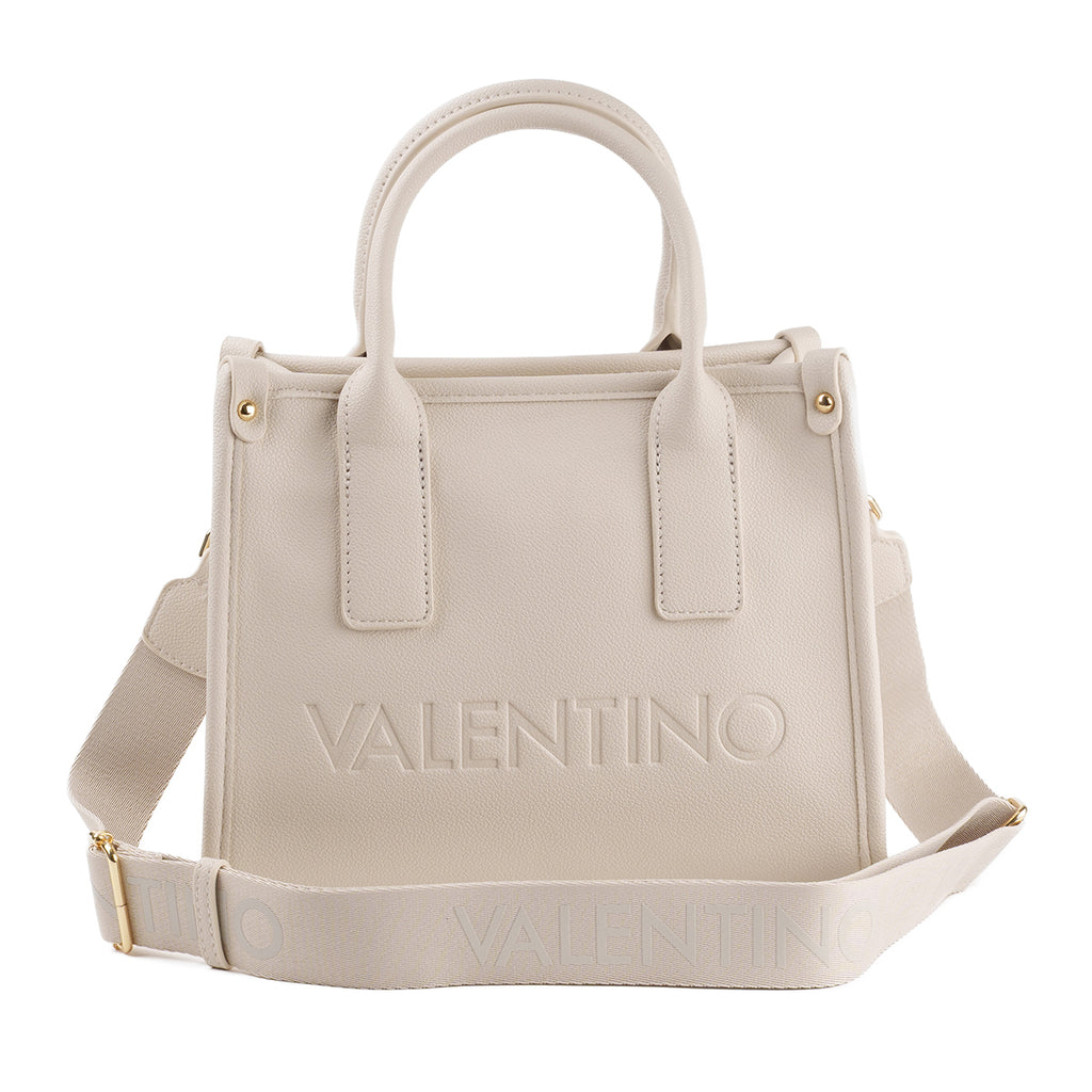 Mario Valentino Leather Small Handbag - Cream_8555337_1