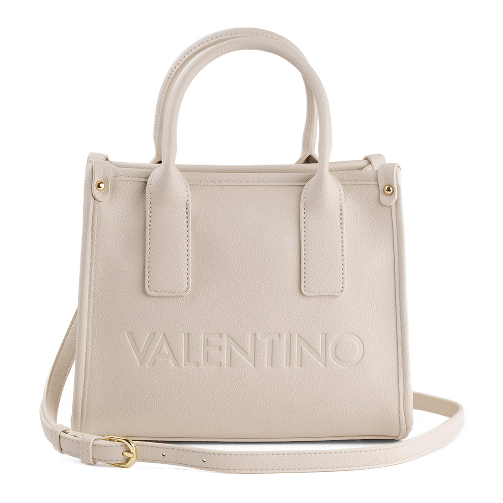 Mario Valentino Leather Small Handbag - Cream_8555337_2