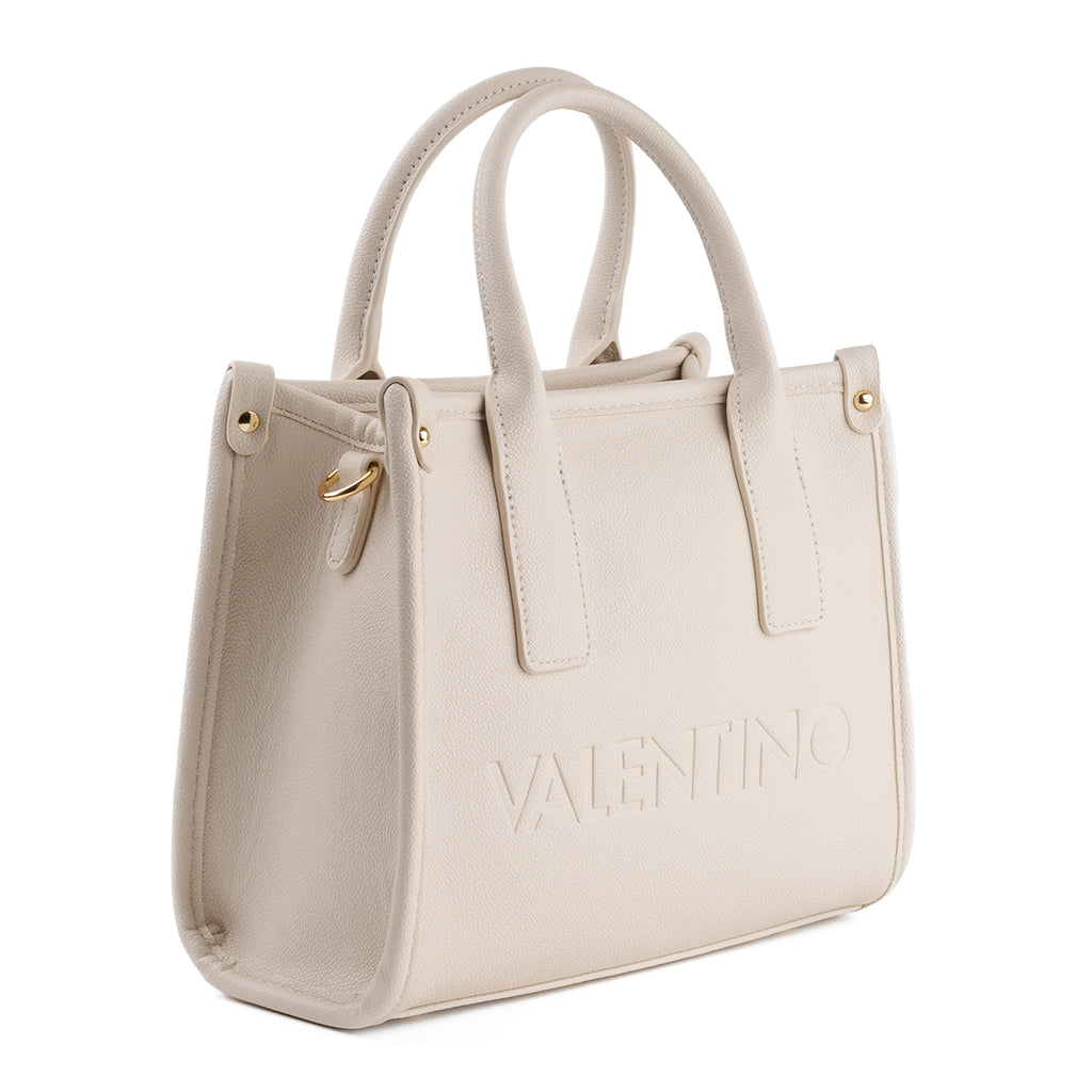 Mario Valentino Leather Small Handbag - Cream_8555337_4