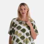 La Marey Patterned Top (Size - One Size) - Green_8555340_4