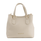 Mario Valentino Leather Handbag - Cream_8555359