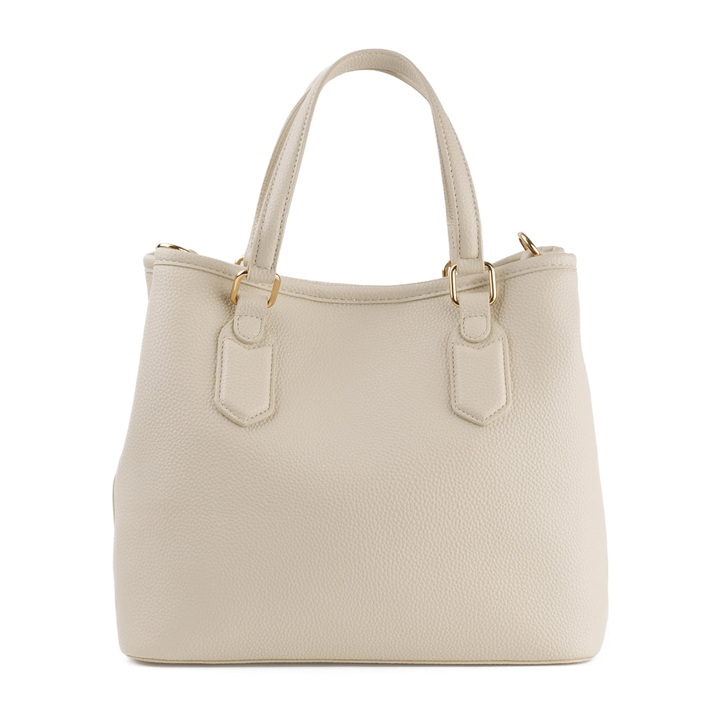 Mario Valentino Leather Handbag - Cream_8555359_2
