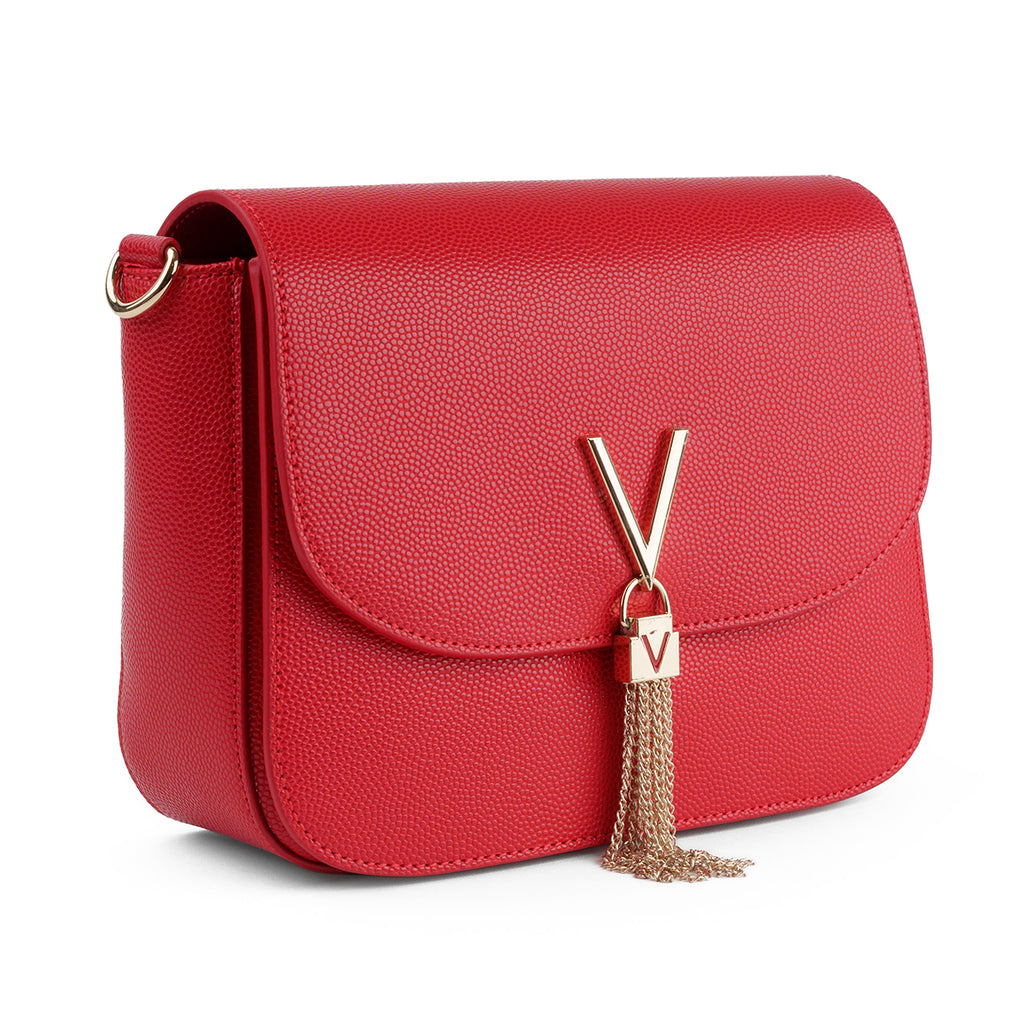Mario Valentino Chain Shoulder Bag - Red_8555363_1