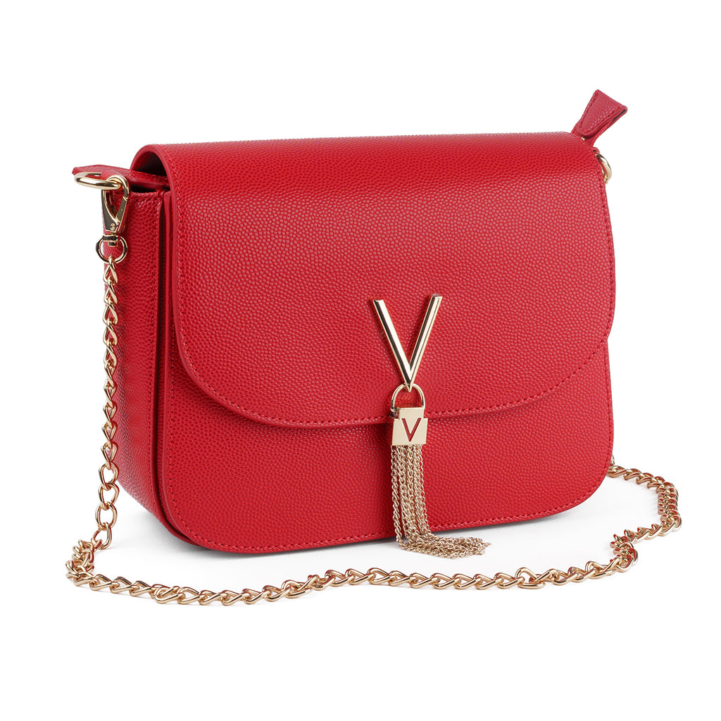 Mario Valentino Chain Shoulder Bag - Red_8555363_2