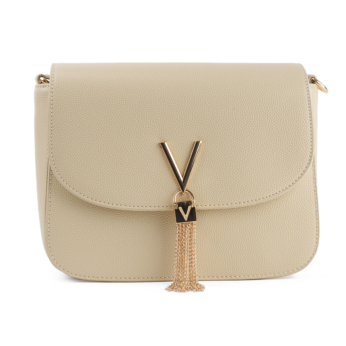 Mario Valentino Chain Shoulder Bag - Cream 8555389 0