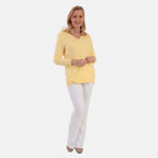 Pure And Natural Super Soft V-Neck Jumper (Size 12) - Lemon_8555442