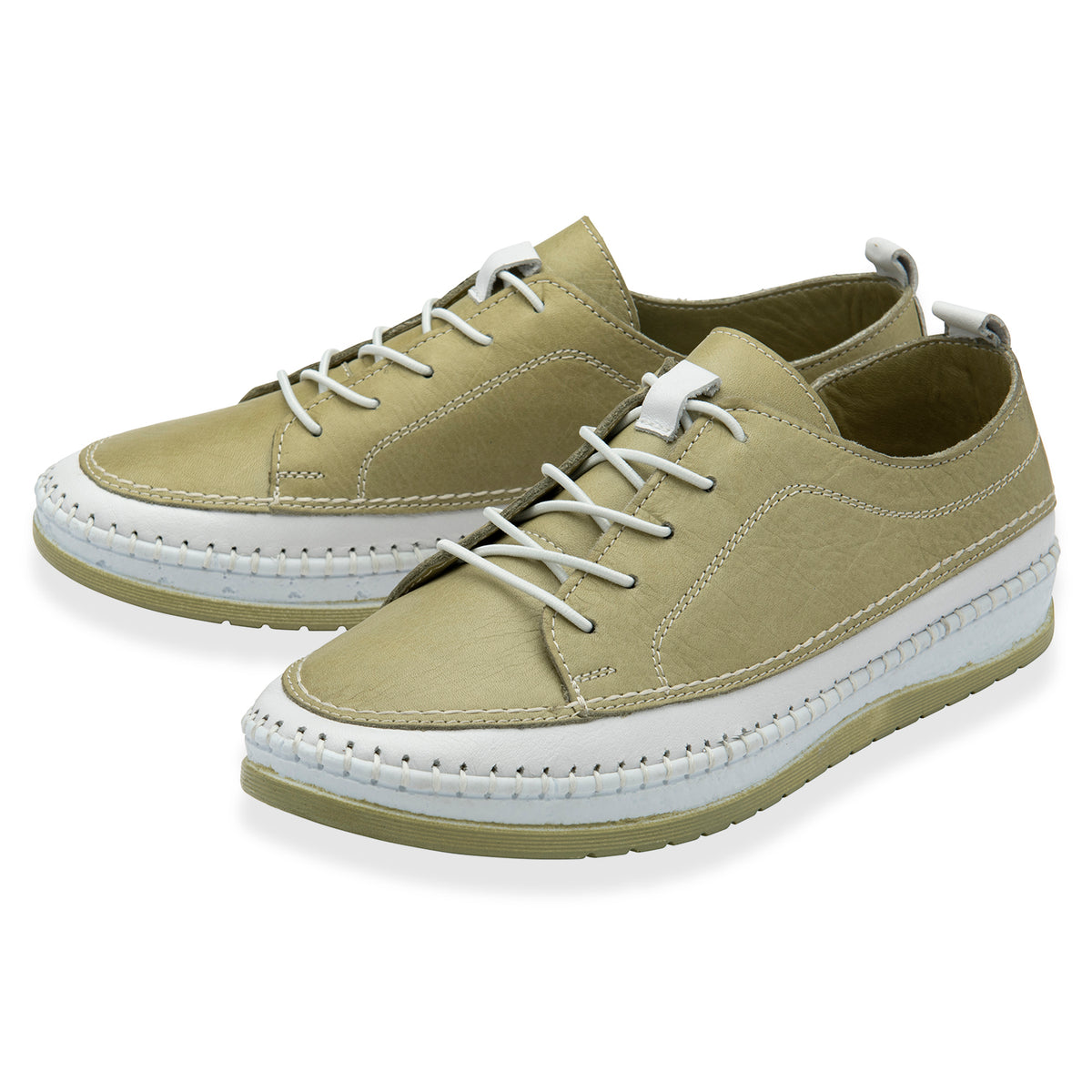 Lotus Womens Rimini Lace Up Casual Sneaker (Size 6) - Sage V32590604 1