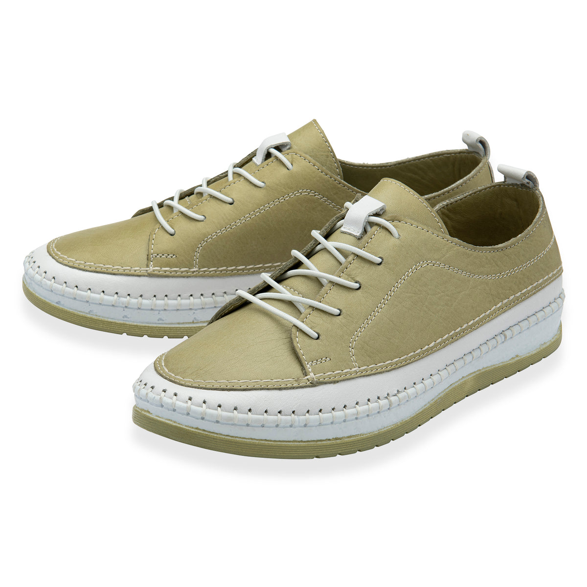 Lotus Womens Rimini Lace Up Casual Sneaker (Size 6) - Sage V32590604 3