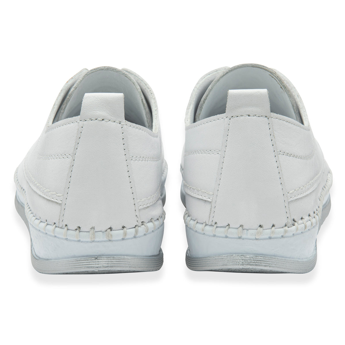 Lotus Womens Rimini Lace Up Casual Sneaker (Size 7) - White V32525961 2